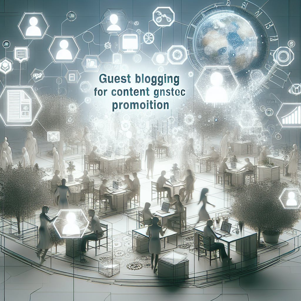 Guest blogging for content promotion