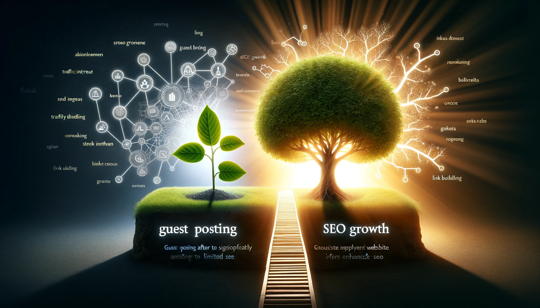 An image showing the seo growth opportunities with guest posting